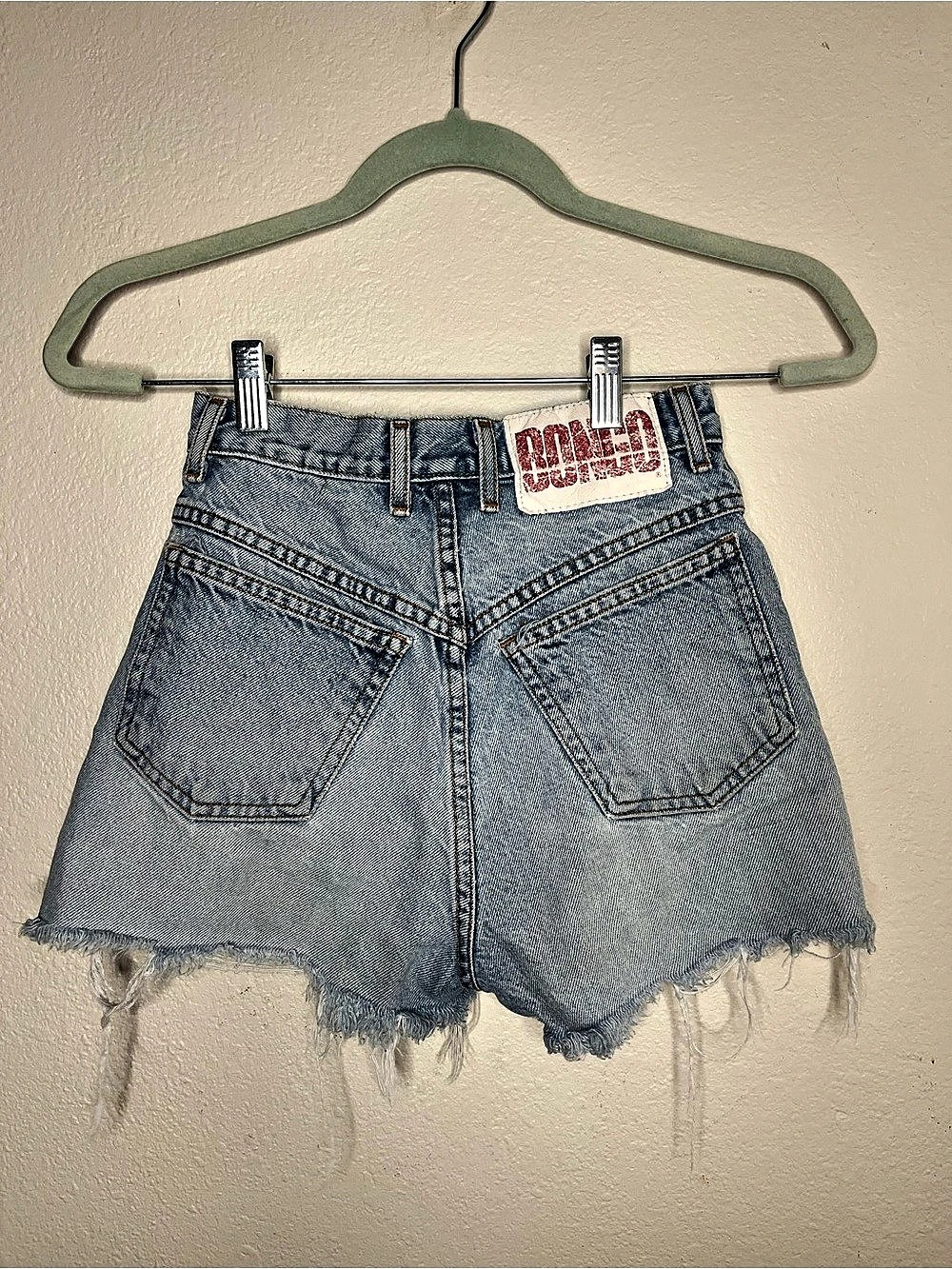 BONGO Vintage 90s High Waisted Button Fly Denim Shorts Size 10